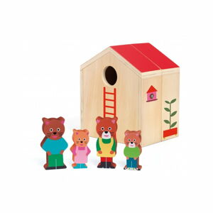 Drevený domček pre mačaciu rodinku Djeco