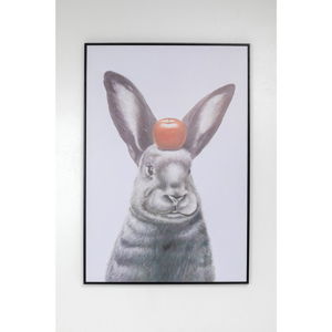 Obraz v ráme Kare Design Apple on A Bunny, 80 × 120 cm
