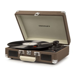 Hnedý gramofón Crosley Cruiser Deluxe