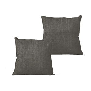 Obliečka na vankúš Linen Couture Dark Grey, 45 × 45 cm