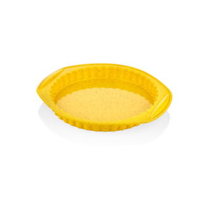 Žltá silikónová forma na pečenie The Mia Maya, ⌀ 30 cm