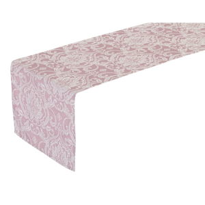 Ružový behúň na stôl Unimasa Vintage, 150 x 45 cm