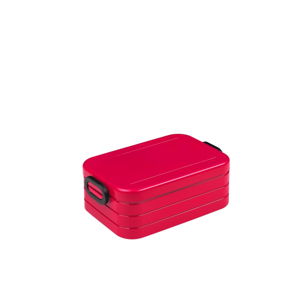 Červený box na obed Rosti Mepal Ellipse Take a Break, 18,5 x 12 cm