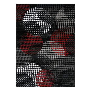 Čierno-sivý koberec Webtappeti Manhattan Broadway, 200 x 290 cm