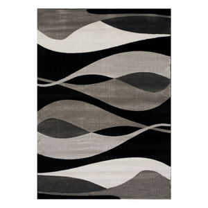 Sivo-čierny koberec Webtappeti Manhattan Hudson, 120 x 230 cm