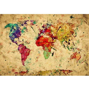 Vinylový koberec World, 52 × 75 cm
