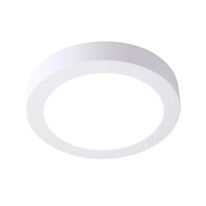 Biele kruhové stropné svietidlo SULION, ø 22,5 cm