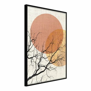 Plagát v ráme Artgeist Gloomy Tree, 30 x 45 cm