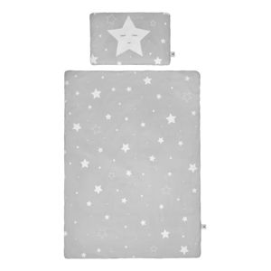 Set detskej bavlnenej prikrývky s vankúšom BELLAMY Shining Star, 140 × 200 cm