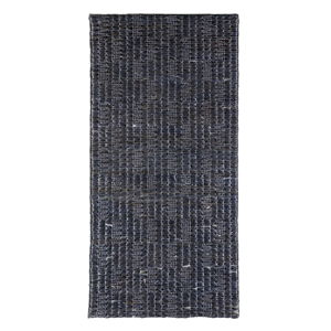 Čierny koberec z juty BePureHome Scenes, 140 x 70 cm
