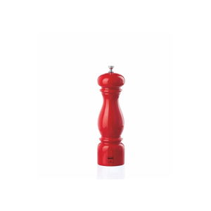 Červený mlynček na korenie z bukového dreva Bisetti Beech, 22 cm