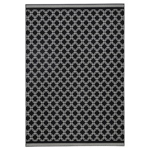 Čierny koberec Zala Living Chain, 160 × 230 cm