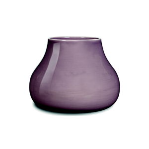 Tmavoružová kameninová váza Kähler Design Botanica, výška 19,5 cm