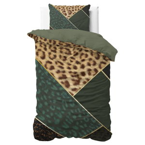 Bavlnené posteľné obliečky Dreamhouse Vıber Panther Green, 140 x 200 cm