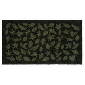 Tmavozelená rohožka tica copenhagen Leaves, 67 x 120 cm