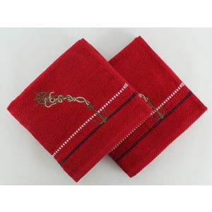 Sada 2 uterákov Marina Red Cipa, 50 × 90 cm