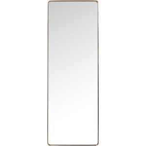 Zrkadlo s rámom v medenej farbe Kare Design Rectangular, 200 x 70 cm