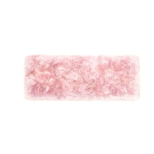 Ružový behúň z ovčej vlny Royal Dream Zealand, 190 × 70 cm