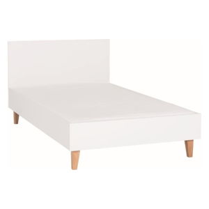 Biela jednolôžková posteľ Vox Concept, 120 × 200 cm