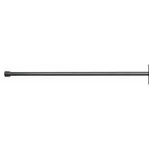 Čierna tyč na sprchový záves s nastaviteľnou dĺžkou InterDesign Cameo, 198 - 275 cm