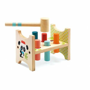 Detská drevená hra Djeco Zatĺkanie s kolíkami