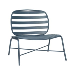 Zelená železná stolička Hübsch Lounge Chair