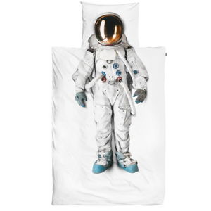 Bavlnené obliečky na jednolôžko Snurk Astronaut, 140 × 200 cm