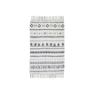 Čierno-biely bavlnený koberec HSM collection Colorful Living Manio, 150 × 210 cm