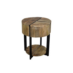 Príručný stolík z mangového dreva HSM collection Jackso, , 40 × 51 cm
