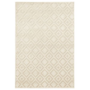 Krémovobiely koberec z viskózy Mint Rugs Iris 120 × 170 cm