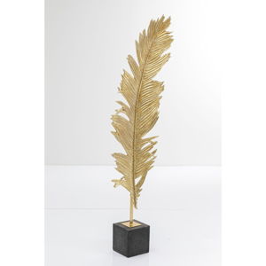 Dekorácia v zlatej farbe v tvare pera Kare Design Feather, 147 cm