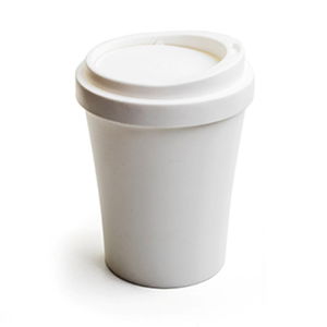 Biely odpadkový kôš Qualy&CO Coffee Bin