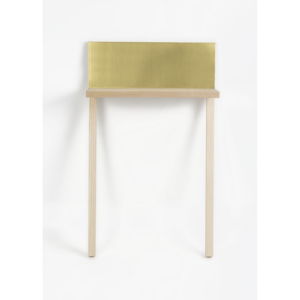 Odkladací stolík zlatej farby Velvet Atelier Mesita