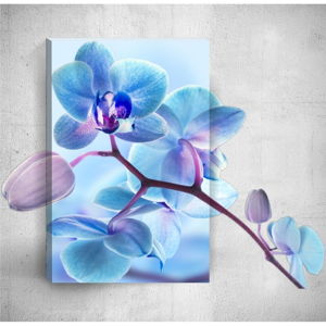 Nástenný 3D obraz Mosticx Blue Flower, 40 × 60 cm