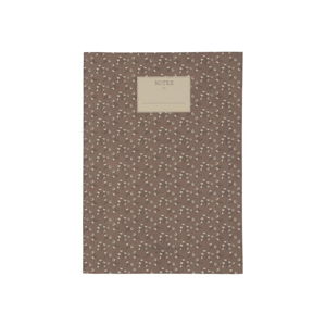 Zápisník A Simple Mess Jena Cognac, 25 × 18 cm