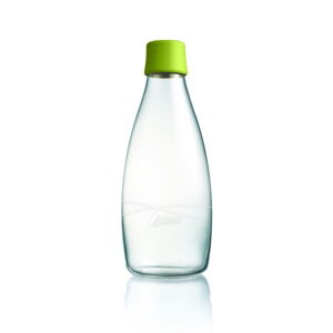 Zelená sklenená fľaša ReTap s doživotnou zárukou, 800 ml