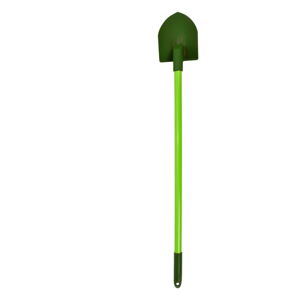 Zelená detská lopata Esschert Design, výška 70 cm