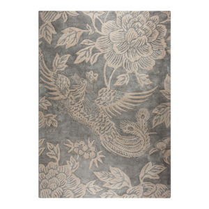 Sivý ručne tkaný koberec Flair Rugs Phoeni×, 200 x 290 cm