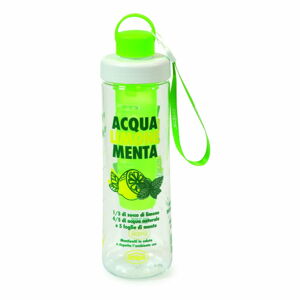 Zelená fľaša na vodu s infuzérom Snips Mint, 750 ml