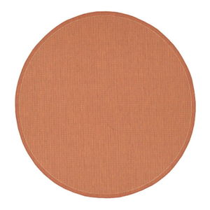 Oranžový vonkajší koberec Floorita Tatami, ø 200 cm