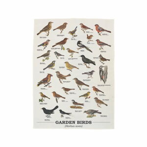 Utierka z bavlny Gift Republic Garden Birds, 50 x 70 cm