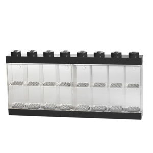 Čierna zberateľská skrinka na 16 minifigúrok LEGO®