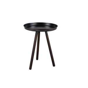 Čierny odkladací stolík Nørdifra Sticks, výška 52,5 cm