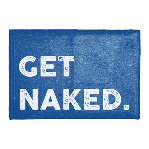Modrá podložka do kúpeľne Little Nice Things Get Naked, 60 x 40 cm