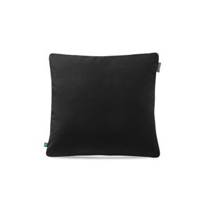 Čierna obliečka na vankúš Mumla Velour, 45 × 45 cm