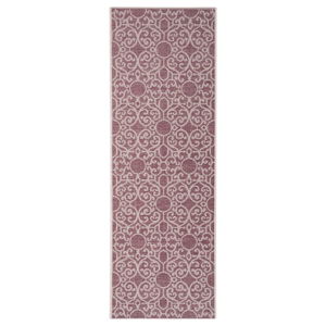 Fialovo-béžový vonkajší koberec NORTHRUGS Nebo, 70 x 200 cm