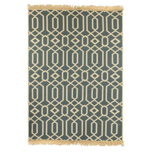 Béžovo-modrý koberec Ya Rugs Kenar, 120  180 cm