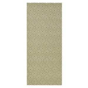 Zelený vonkajší koberec NORTHRUGS Karo, 80 × 150 cm