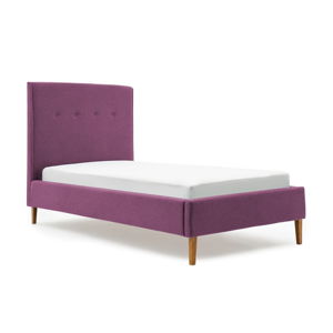 Detská fialová posteľ PumPim Noa, 200 × 90 cm