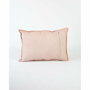 Ružový dekoratívny vankúš Linen Couture Lino Moss, 35 x 50 cm